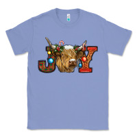Colony Blue christmas joy cow Classic Tee - RanaPortraitStore