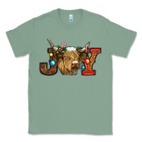 Sage christmas joy cow Classic Tee - RanaPortraitStore