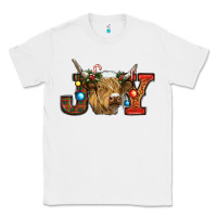 White christmas joy cow Classic Tee - RanaPortraitStore