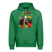 Emerald ho ho ho meow Urban Hoodie - MaliasSmallBusiness