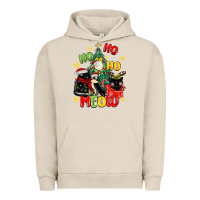 Pigment French Oak ho ho ho meow Urban Hoodie - MaliasSmallBusiness