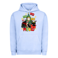 Pigment Grape Ice ho ho ho meow Urban Hoodie - MaliasSmallBusiness