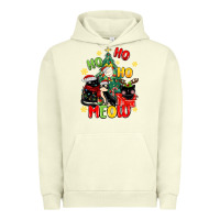 Pigment Pistachio ho ho ho meow Urban Hoodie - MaliasSmallBusiness