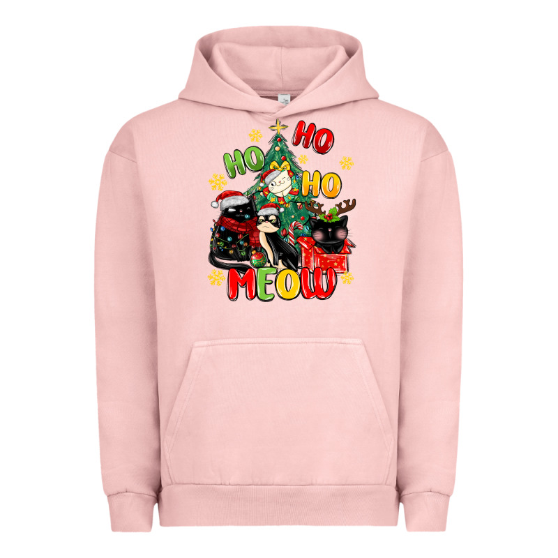 Ho Ho Ho Meow Urban Hoodie by MaliasSmallBusiness | Teevron
