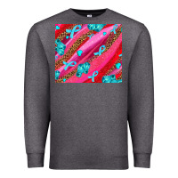 Charcoal Heather cancer boxing gloves and cancer ribbon Premium Sweatshirt - AdoDesignShop