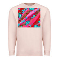 Pale Pink cancer boxing gloves and cancer ribbon Premium Sweatshirt - AdoDesignShop