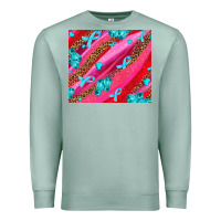 Seafoam cancer boxing gloves and cancer ribbon Premium Sweatshirt - AdoDesignShop