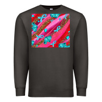 Smoke cancer boxing gloves and cancer ribbon Premium Sweatshirt - AdoDesignShop