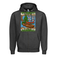 Charcoal Heather lake squad air freshener Zipper Hoodie - HRA Design Shop