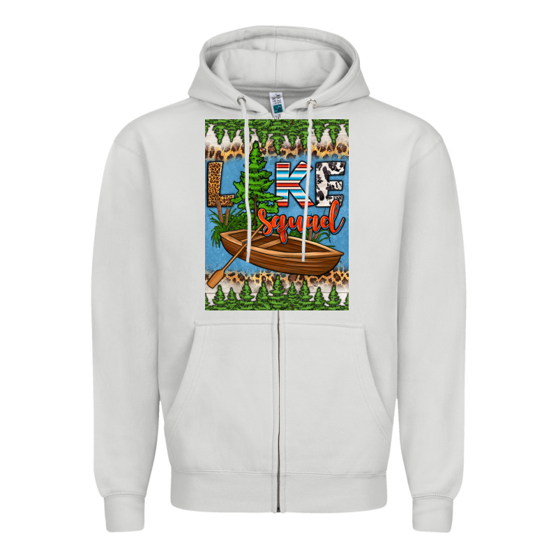 Lake Squad Air Freshener Zipper Hoodie by HRA Design Shop | Teevron