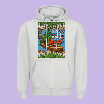 Lake Squad Air Freshener Zipper Hoodie Designed By Hra Design Shop