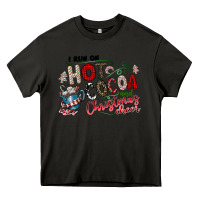 Asphalt I Run Hot Cocoa And Christmas Cheer Heavy Core Tee - CowhideDigitalArt