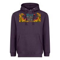Plum blessed teacher libbey glass Heavyweight Hoodie - BundleAndBundleShop