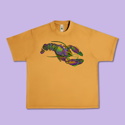 Mardi Gras Crawfish Urban Heavy Tee Designed By Ranaportraitstore