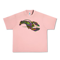 Salmon Mardi Gras Crawfish Urban Heavy Tee - RanaPortraitStore