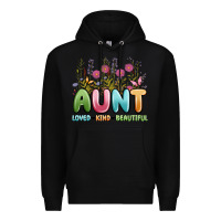 Black aunt loved kind beautiful Premium Hoodie - MaliasSmallBusiness