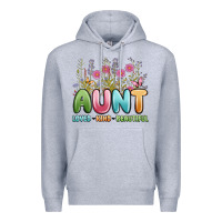 Heather Grey aunt loved kind beautiful Premium Hoodie - MaliasSmallBusiness
