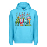 Ocean Blue aunt loved kind beautiful Premium Hoodie - MaliasSmallBusiness