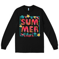 Black summer  vibes Long Sleeve Tee - texasbilliewilder