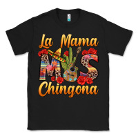 Black La Mama mas Chingona Classic Tee - texasbilliewilder