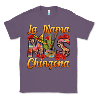 Lavender La Mama mas Chingona Classic Tee - texasbilliewilder