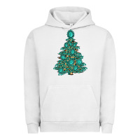 Pigment Lunar Rock christmas tree with gemstones Urban Hoodie - MaliasSmallBusiness