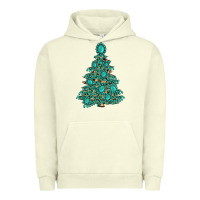Pigment Pistachio christmas tree with gemstones Urban Hoodie - MaliasSmallBusiness