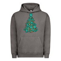 Pigment Tornado christmas tree with gemstones Urban Hoodie - MaliasSmallBusiness