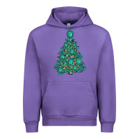 Tulip christmas tree with gemstones Urban Hoodie - MaliasSmallBusiness