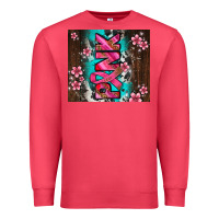 Cardinal western pattern pink with floral cancer ribbon Premium Sweatshirt - AdoDesignShop