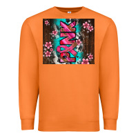 Western Pattern Pink With Floral Cancer Ribbon Premium Sweatshirt | Teevron