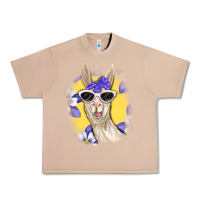 Burro Llama With Sunglasses Urban Heavy Tee - RanaPortraitStore