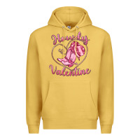 Antique Gold howdy valentine Premium Hoodie - MaliasSmallBusiness