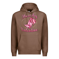Chestnut howdy valentine Premium Hoodie - MaliasSmallBusiness