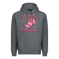 Rock howdy valentine Premium Hoodie - MaliasSmallBusiness