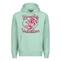 Seafoam howdy valentine Premium Hoodie - MaliasSmallBusiness