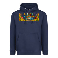 Navy teaching my tribe libbey glass Heavyweight Hoodie - BundleAndBundleShop