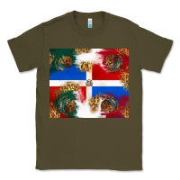 Army Green Mexican and Dominican Republic Classic Tee - texasbilliewilder