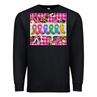 Black western colorfull cancer ribbon Premium Sweatshirt - AdoDesignShop