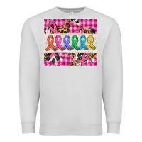 Dove Grey western colorfull cancer ribbon Premium Sweatshirt - AdoDesignShop
