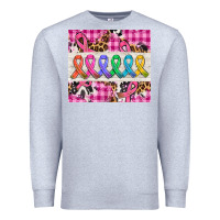 Heather Grey western colorfull cancer ribbon Premium Sweatshirt - AdoDesignShop
