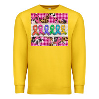 Lemon western colorfull cancer ribbon Premium Sweatshirt - AdoDesignShop