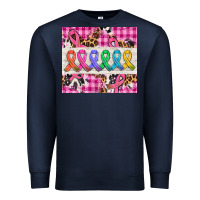 Navy western colorfull cancer ribbon Premium Sweatshirt - AdoDesignShop