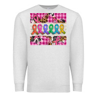 Oatmeal Heather western colorfull cancer ribbon Premium Sweatshirt - AdoDesignShop