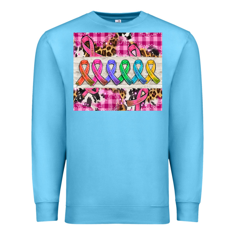 Western Colorfull Cancer Ribbon Premium Sweatshirt by AdoDesignShop | Teevron