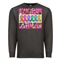 Smoke western colorfull cancer ribbon Premium Sweatshirt - AdoDesignShop