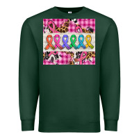 Sports Green western colorfull cancer ribbon Premium Sweatshirt - AdoDesignShop