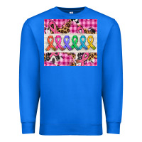 True Royal western colorfull cancer ribbon Premium Sweatshirt - AdoDesignShop
