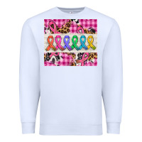 White western colorfull cancer ribbon Premium Sweatshirt - AdoDesignShop