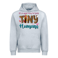 Heather Grey its a good day to teach tiny humans Urban Hoodie - NancyCooperArtShop